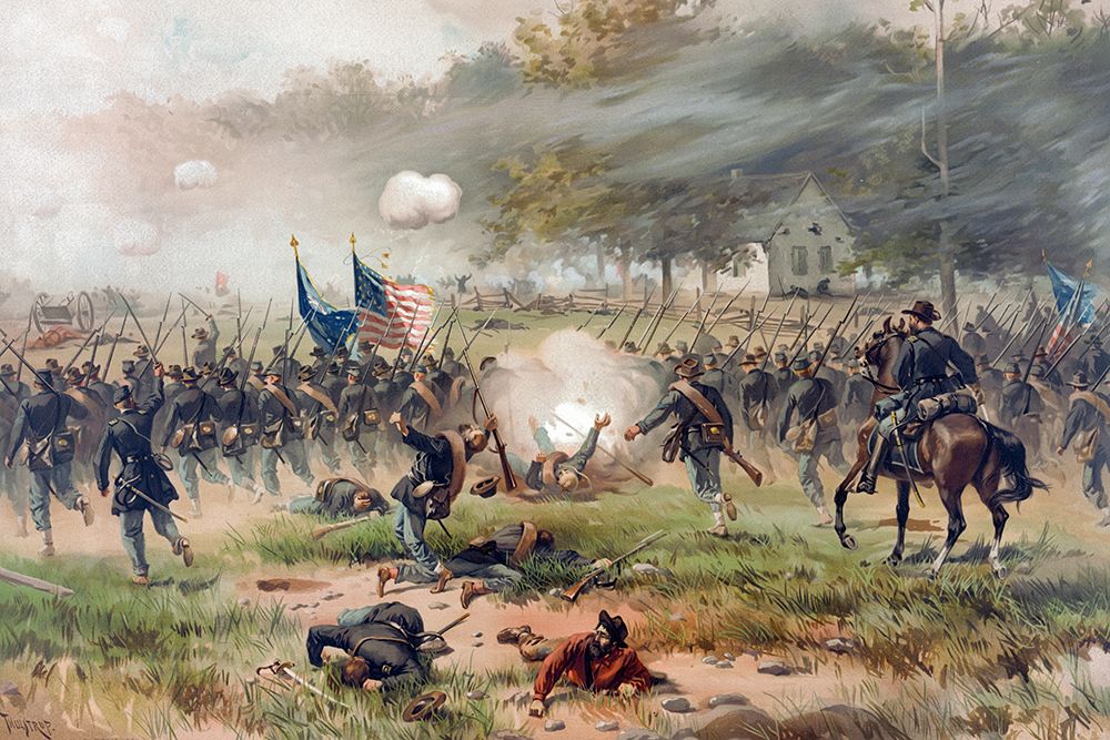 Battle of Antietam art print by Thure de Thulstrup for $57.95 CAD