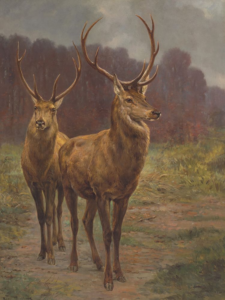 Monarchs of the Forest art print by Rosa Bonheur for $57.95 CAD