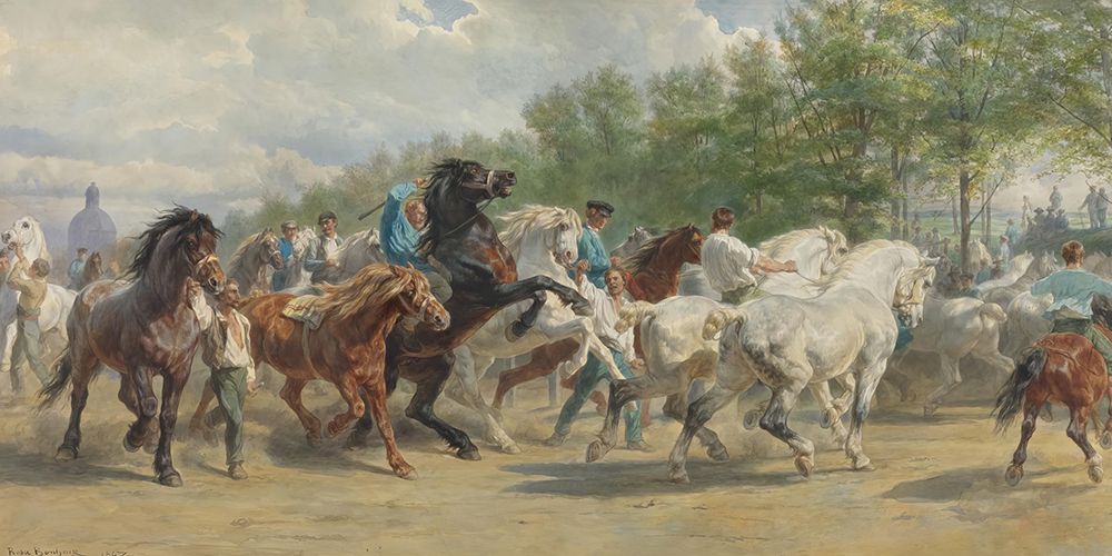 The Horse Fair 1867 art print by Rosa Bonheur for $57.95 CAD