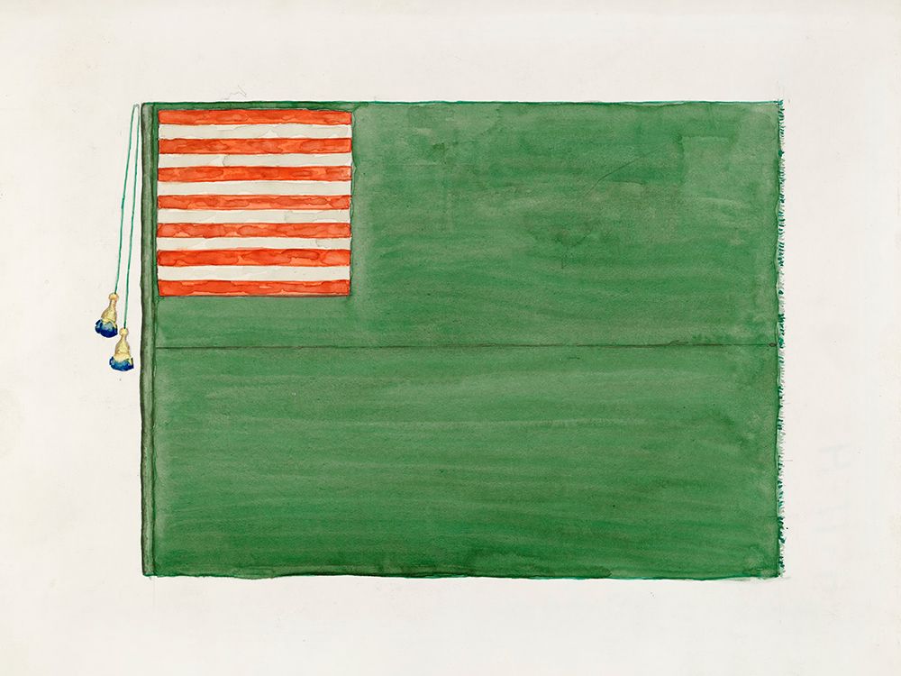 Revolutionary Flag 1936 art print by Edward Grant for $57.95 CAD