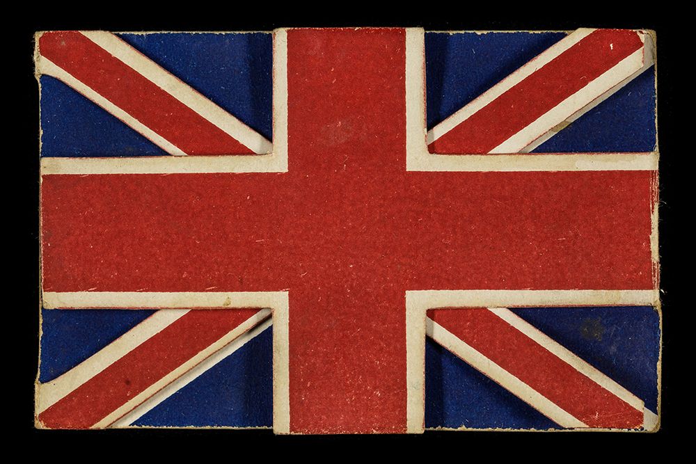 Vintage Union Jack issued by Bovril Ltd art print by Flags of the World for $57.95 CAD