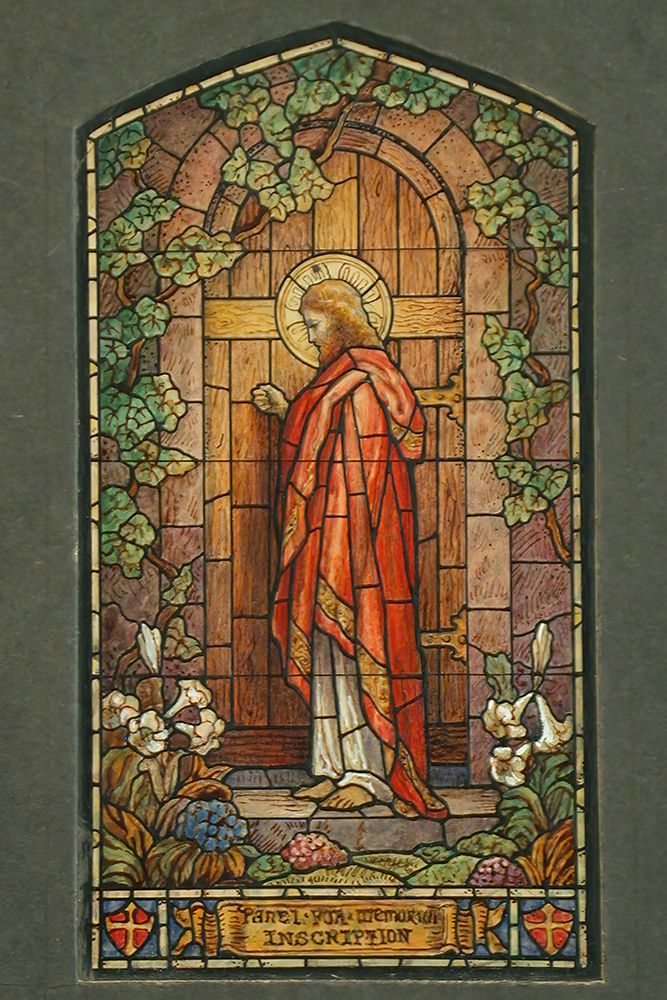 Stained Glass Window Showing Christ art print by William Holman Hunt for $57.95 CAD