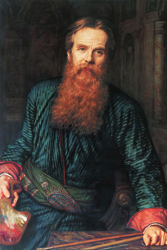 Self Portrait 1867 art print by William Holman Hunt for $57.95 CAD