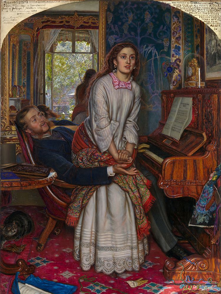 The Awakening Conscience art print by William Holman Hunt for $57.95 CAD