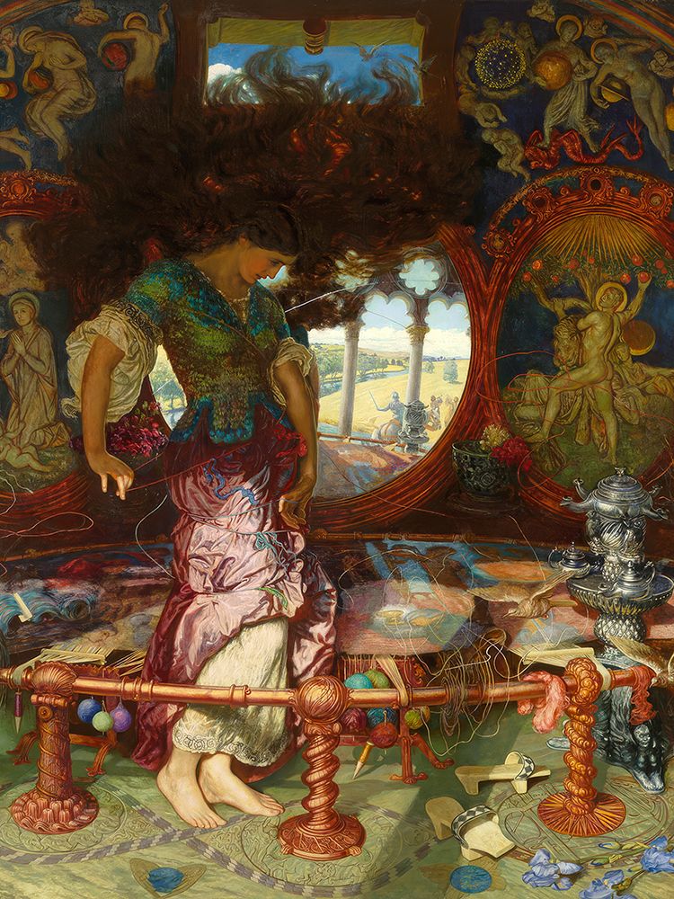 The Lady of Shalott art print by William Holman Hunt for $57.95 CAD