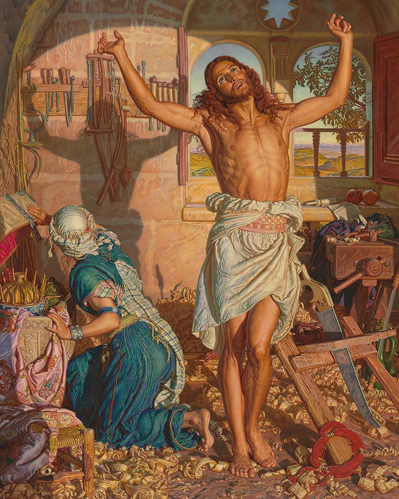 The Shadow of Death art print by William Holman Hunt for $57.95 CAD