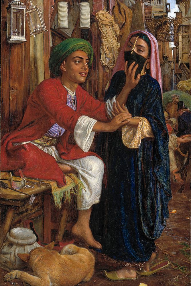 The Lantern Makers Courtship in Cairo art print by William Holman Hunt for $57.95 CAD