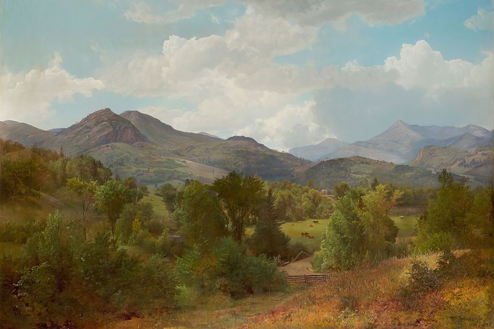 Bouquet Valley in the Adirondacks 1863 art print by William Trost Richards for $57.95 CAD