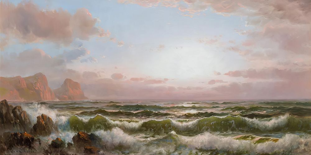 Seascape art print by William Trost Richards for $57.95 CAD