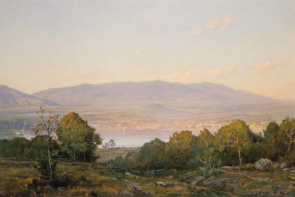 Sundown at Centre Harbor New Hampshire art print by William Trost Richards for $57.95 CAD