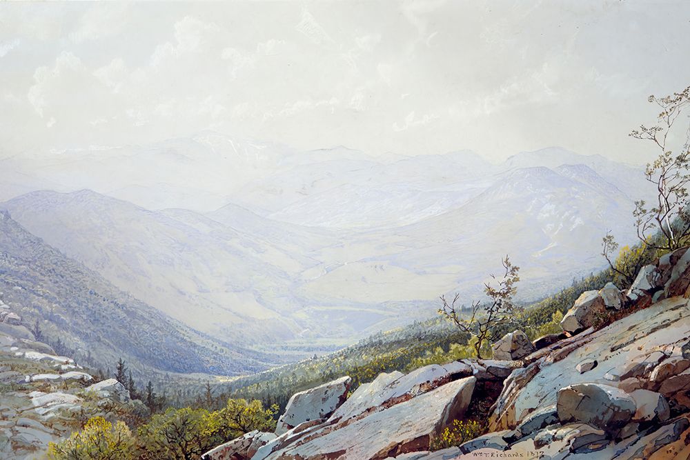 The Mount Washington Range from Mount Kearsage 1872 art print by William Trost Richards for $57.95 CAD