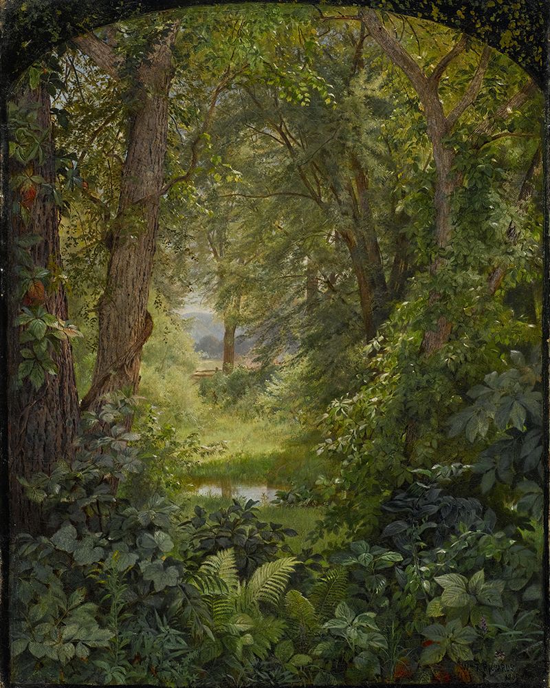 Woodland Landscape 1860 art print by William Trost Richards for $57.95 CAD