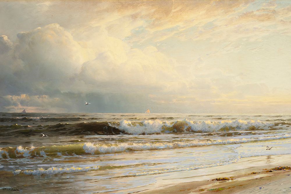 Rockaway Beach art print by William Trost Richards for $57.95 CAD