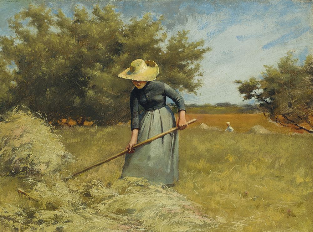Haytime 1887 art print by Charles Courtney Curran for $57.95 CAD