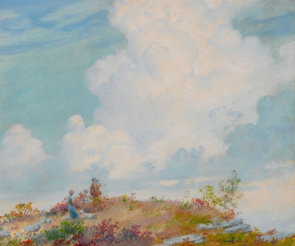 Pink Cloud Over Mountain 1925 art print by Charles Courtney Curran for $57.95 CAD