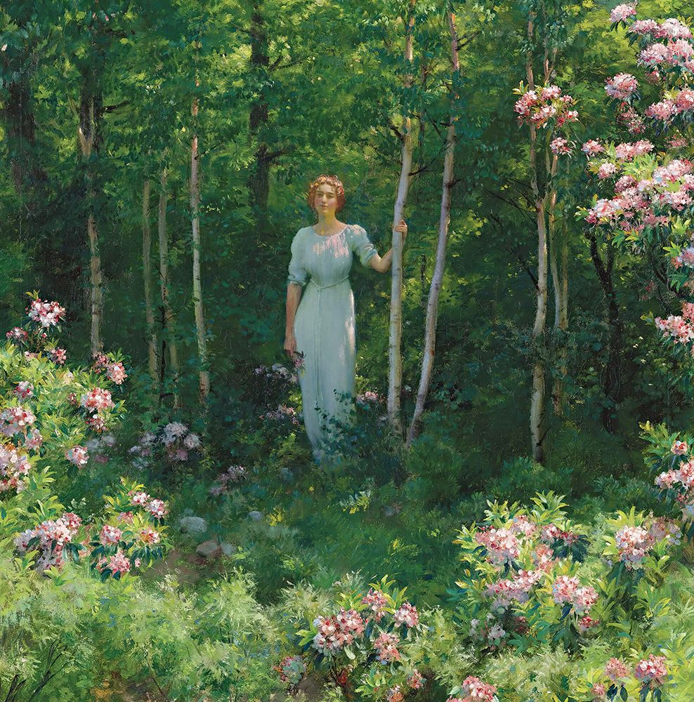 The Edge Of The Woods 1912 art print by Charles Courtney Curran for $57.95 CAD
