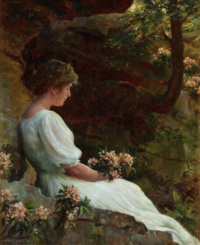 Wishful Thinking 1913 art print by Charles Courtney Curran for $57.95 CAD
