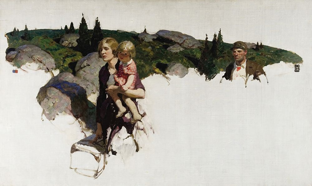 A Finished Story 1924 art print by Dean Cornwell for $57.95 CAD