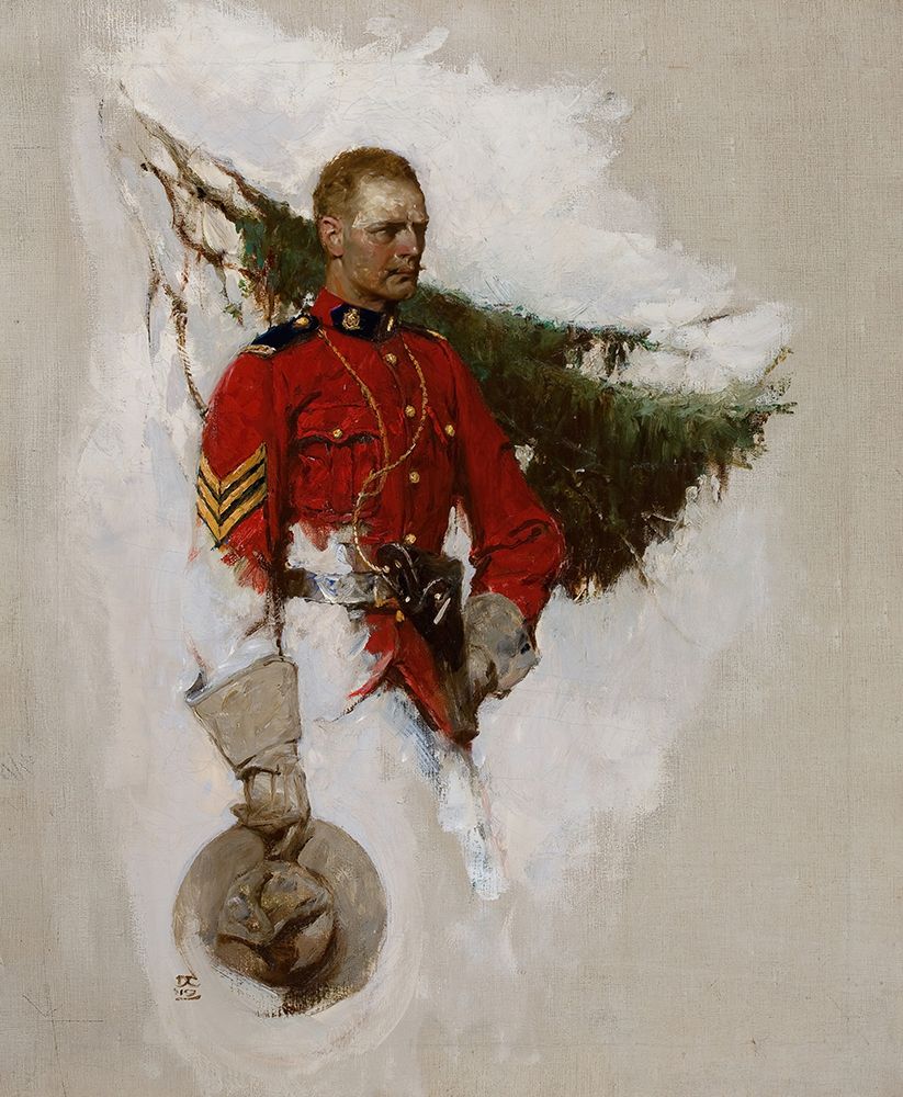Canadian Mountie 1919 art print by Dean Cornwell for $57.95 CAD
