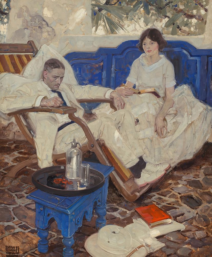 Gad, said Heseltine to Peril, If the doctor can only keep me going long enough 1923 art print by Dean Cornwell for $57.95 CAD