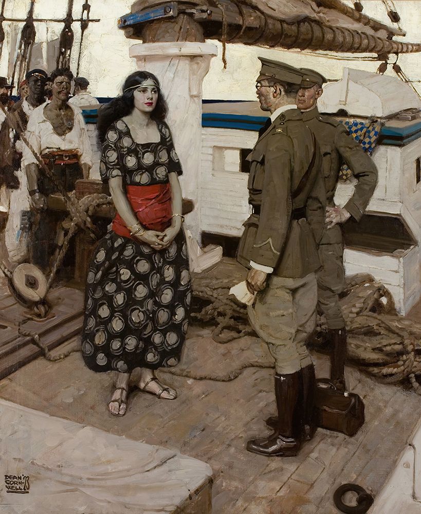 Never the Twain Shall Meet 1923 I art print by Dean Cornwell for $57.95 CAD