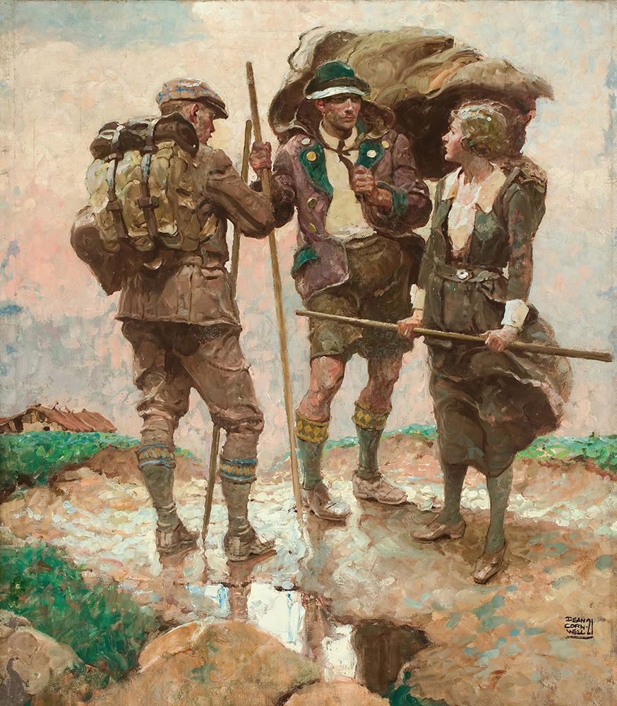 The Bridge 1921 art print by Dean Cornwell for $57.95 CAD