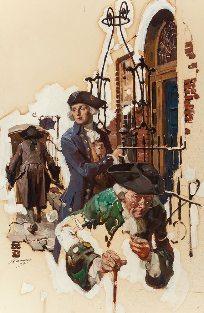 The Callers 1925 art print by Dean Cornwell for $57.95 CAD
