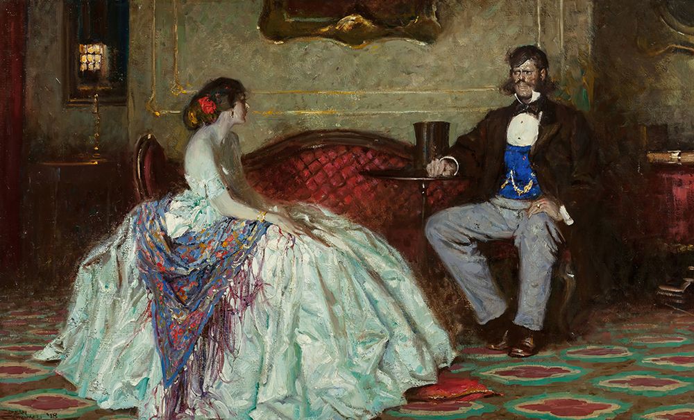 The Dark Fleece 1918 art print by Dean Cornwell for $57.95 CAD