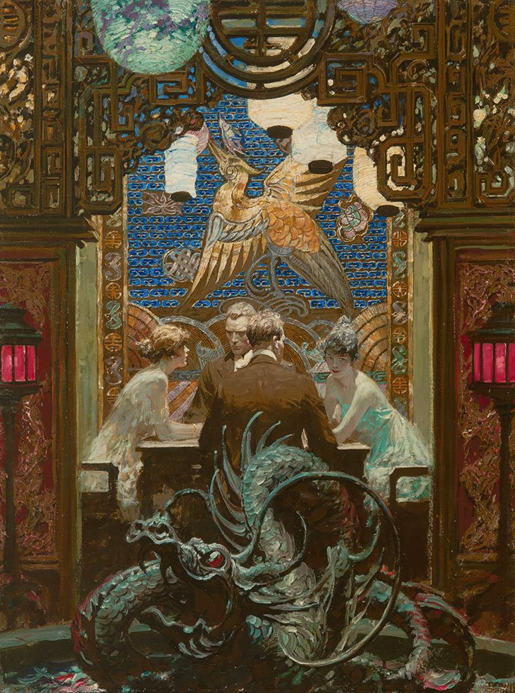 The Den of Iniquity 1918 art print by Dean Cornwell for $57.95 CAD
