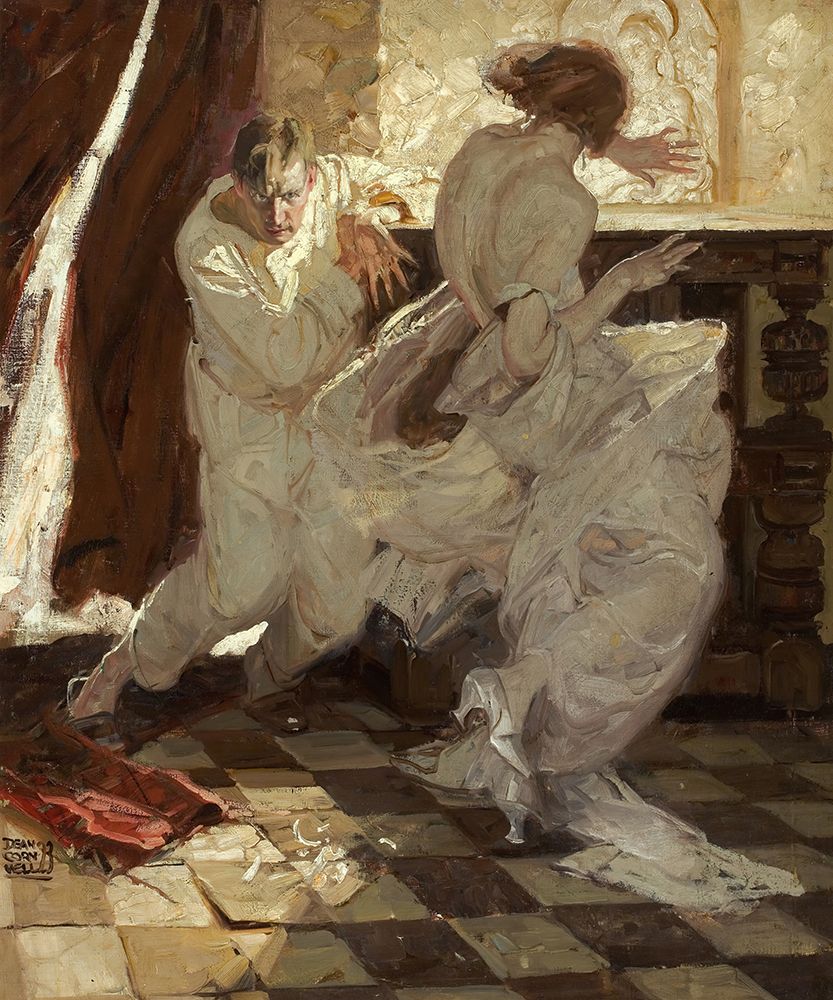 The Garden of Peril 1923 art print by Dean Cornwell for $57.95 CAD
