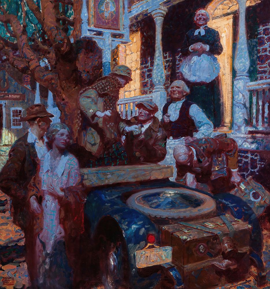 The Great Things of Life Travel 1921 art print by Dean Cornwell for $57.95 CAD