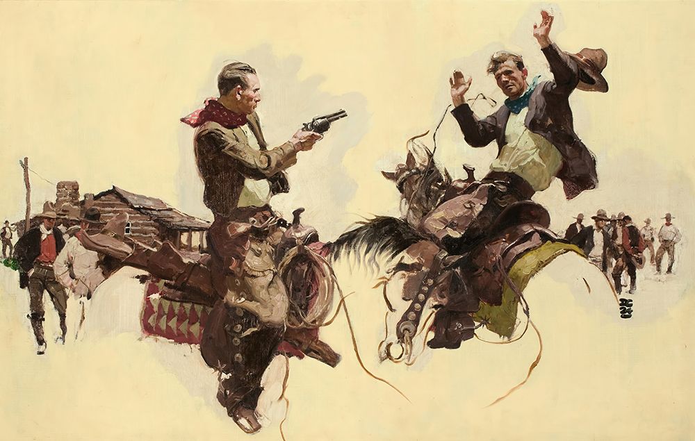 The Stick up 1924 art print by Dean Cornwell for $57.95 CAD