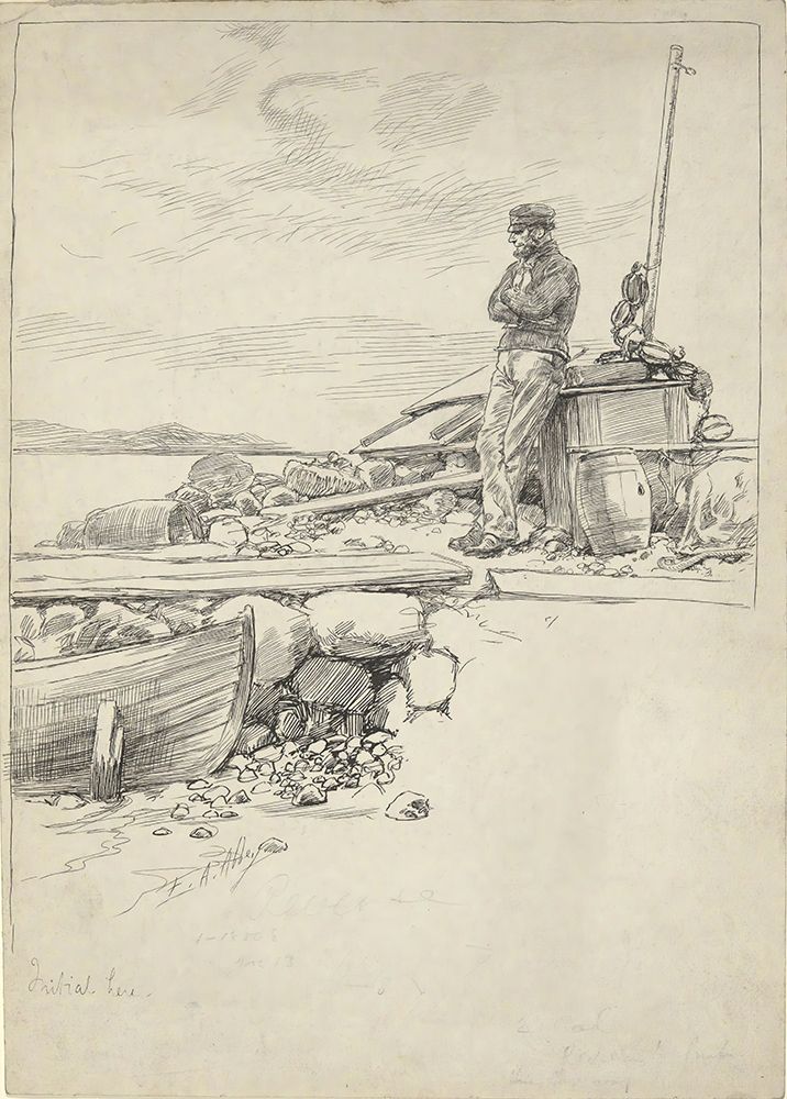 Captain Sandy art print by Edwin Austin Abbey for $57.95 CAD