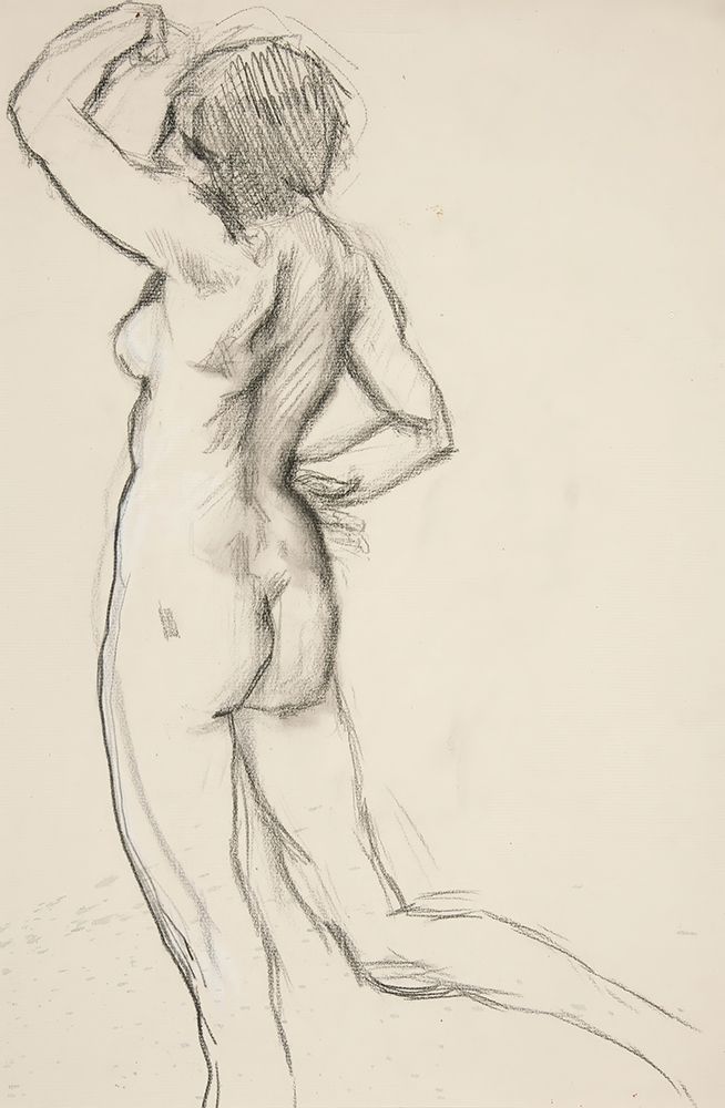 Figure study for The Hours art print by Edwin Austin Abbey for $57.95 CAD