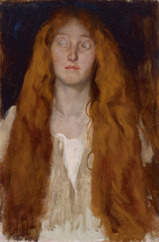 Figure Study of Ophelia, for The Play Scene, Hamlet, Act III, Scene II 1896 art print by Edwin Austin Abbey for $57.95 CAD