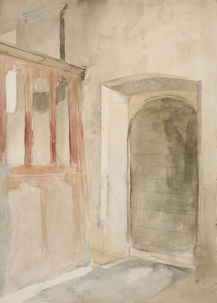 Interior Study I art print by Edwin Austin Abbey for $57.95 CAD