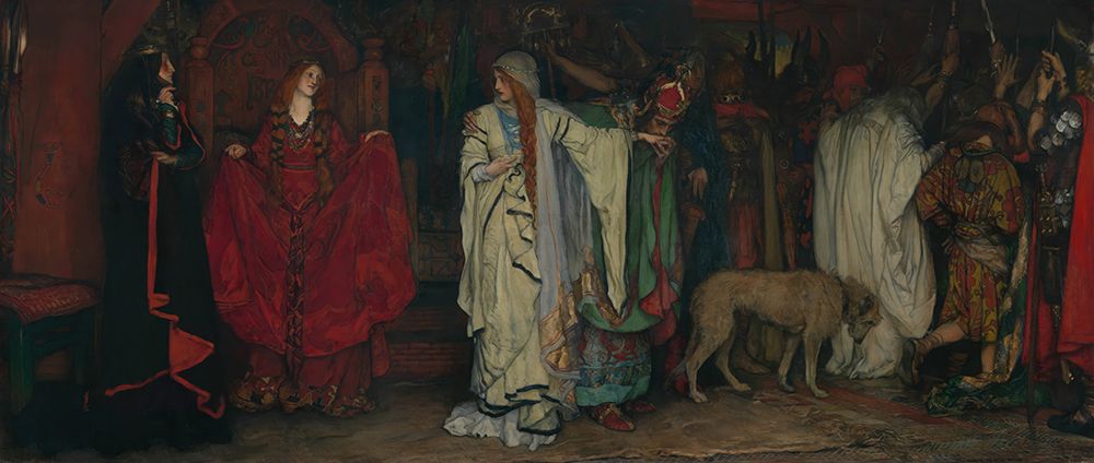 King Lear, Act I, Scene I 1898 art print by Edwin Austin Abbey for $57.95 CAD