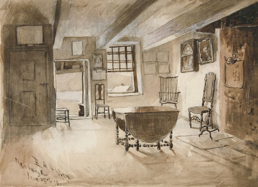 Study for Washingtons Headquarters at Newburgh, New York art print by Edwin Austin Abbey for $57.95 CAD