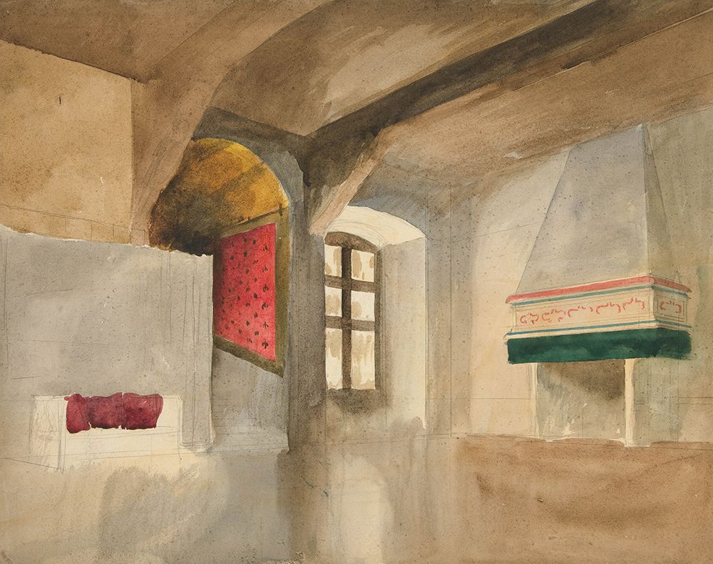 Study of an interior I art print by Edwin Austin Abbey for $57.95 CAD