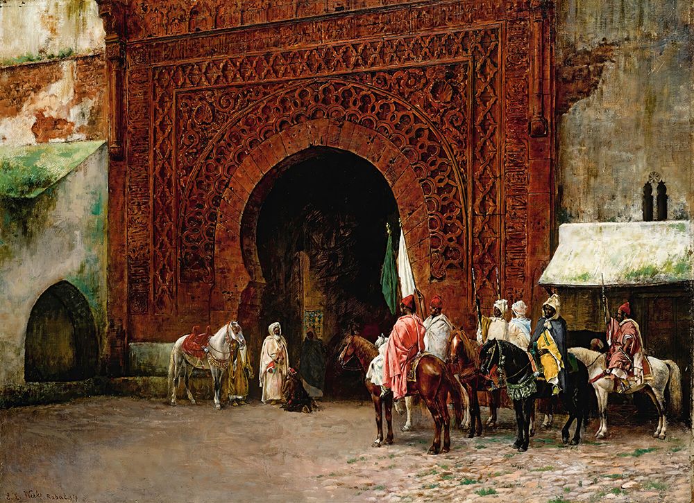 Rabat The Red Gate 1879 art print by Edwin Lord Weeks for $57.95 CAD