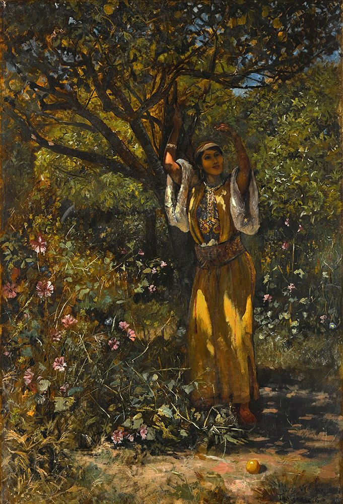 The Moroccan Girl 1876 art print by Edwin Lord Weeks for $57.95 CAD