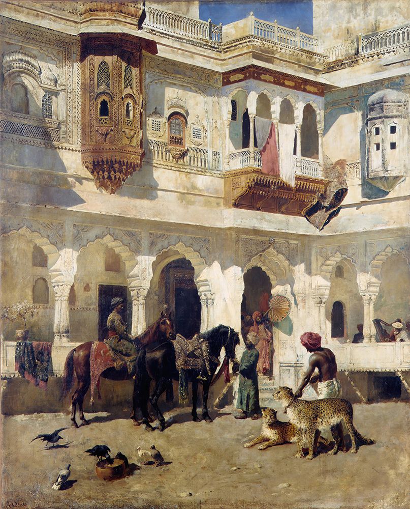 The Rajah Starting on a Hunt 1885 art print by Edwin Lord Weeks for $57.95 CAD