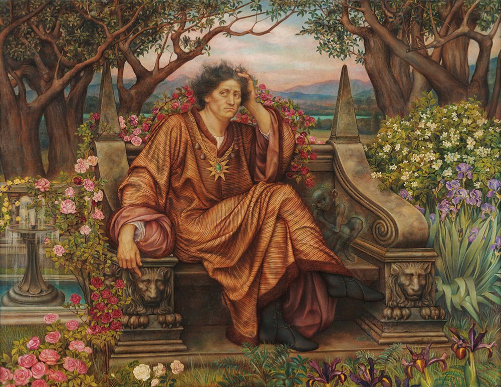 A Soul in Hell 1902 art print by Evelyn De Morgan for $57.95 CAD
