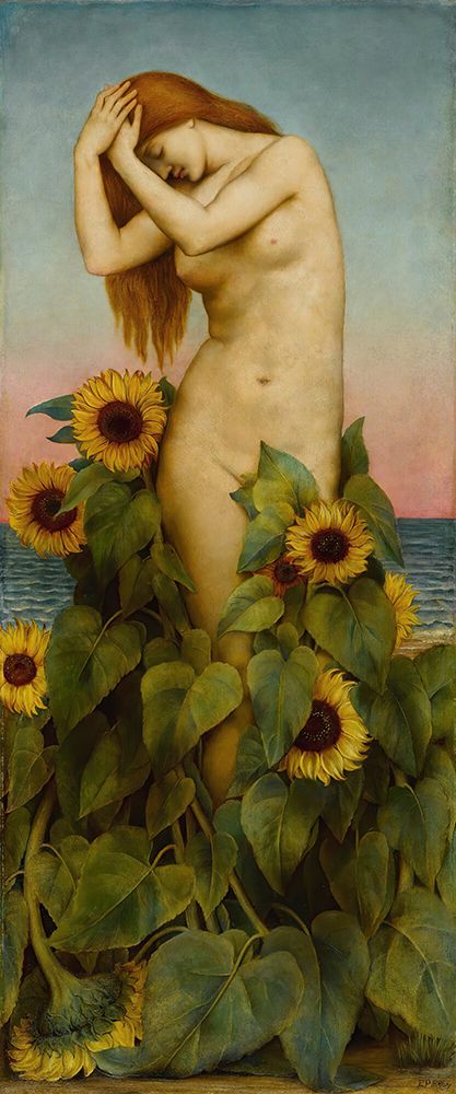 Clytie 1886 art print by Evelyn De Morgan for $57.95 CAD