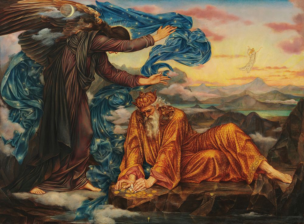 Earthbound 1897 art print by Evelyn De Morgan for $57.95 CAD