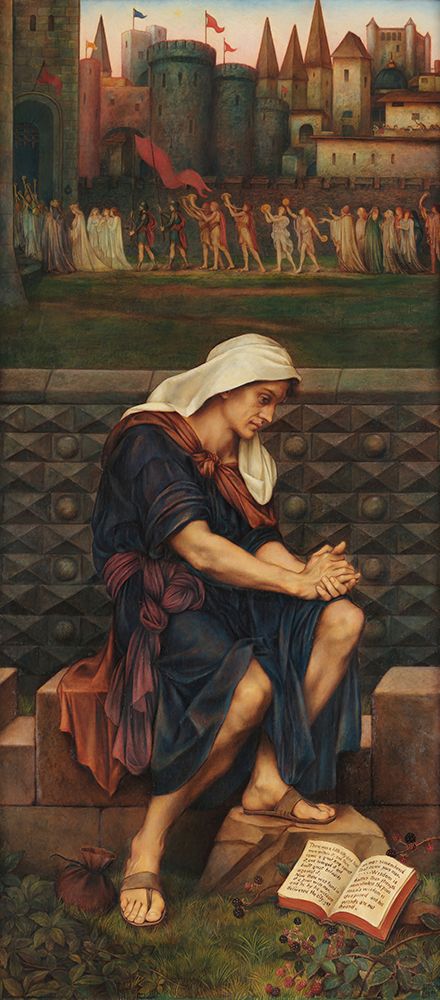 The Poor Man who Saved the City 1901 art print by Evelyn De Morgan for $57.95 CAD