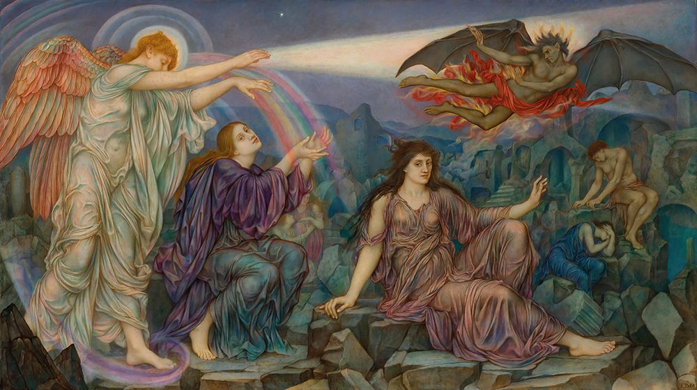 The SearchLight art print by Evelyn De Morgan for $57.95 CAD