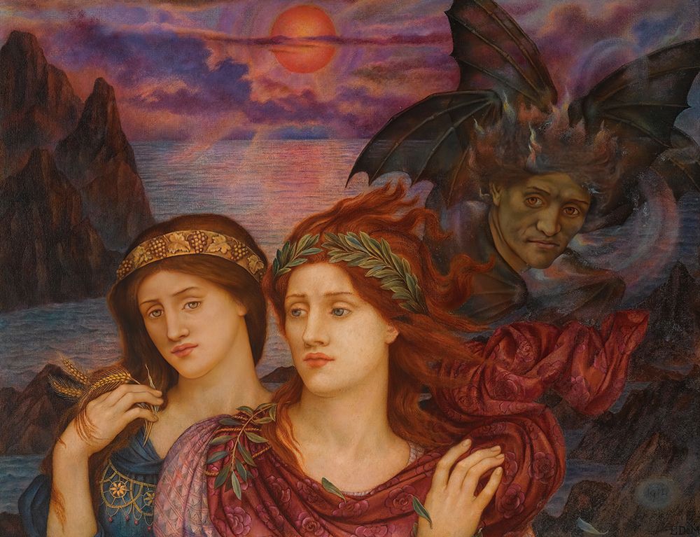 The Vision 1914 art print by Evelyn De Morgan for $57.95 CAD