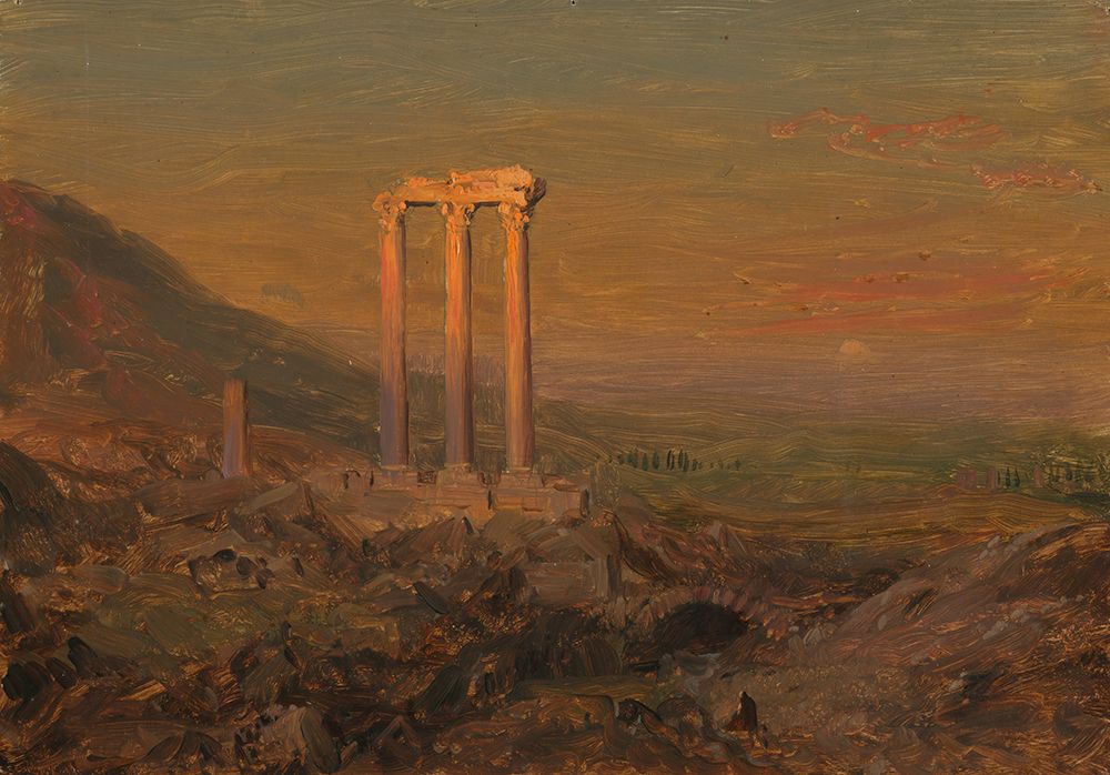 Classical Ruins, Syria 1868 art print by Frederic Edwin Church for $57.95 CAD