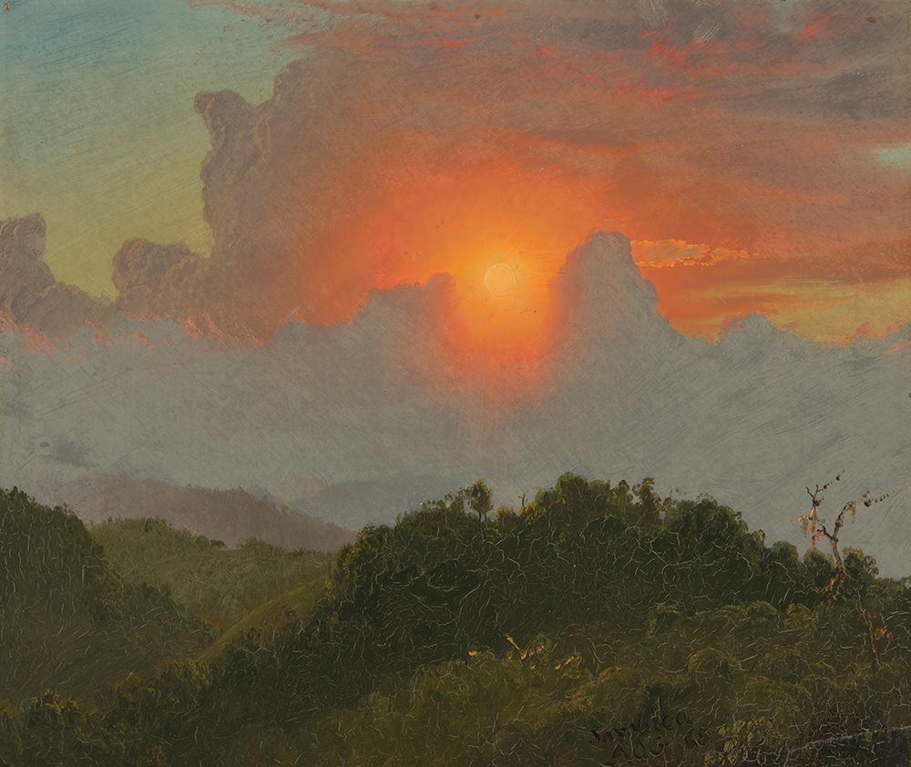 Cloudy Skies 1865 art print by Frederic Edwin Church for $57.95 CAD